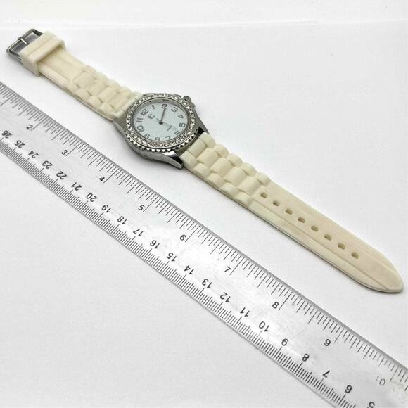 White Charming Charlie Men's Watch - Picture 4 of 5